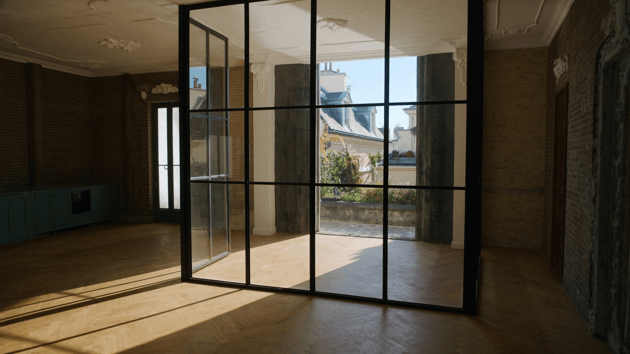 Verrière 5,4 m² faubourg Belle Époque parc