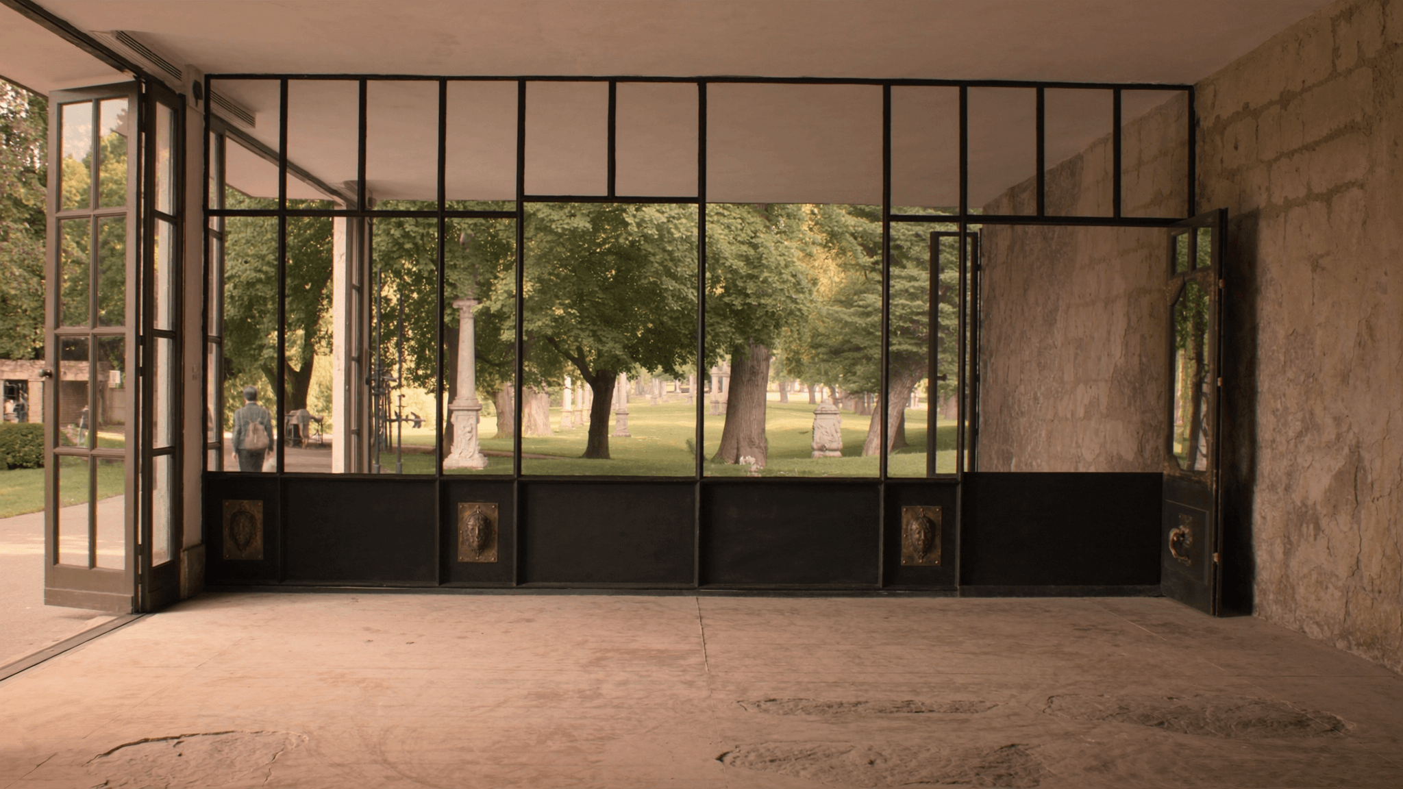 Verrière monumentale 11,2 m² vue parc anglo-chinois