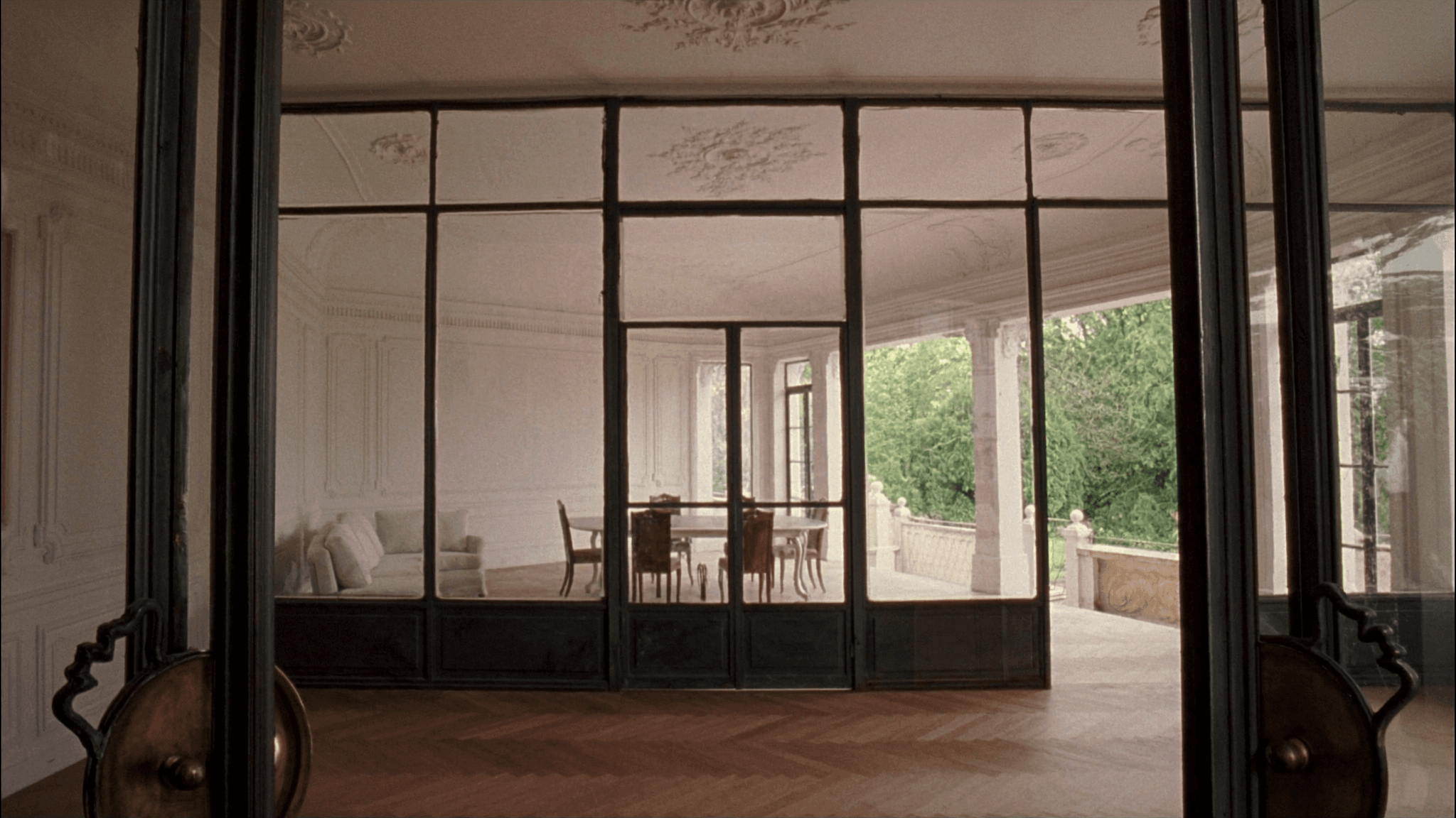 Verrière atelier maison de maître Belle Époque Crosne 91560 Centre-bourg — profil acier S235JR T 40 × 40 mm patine bronze antique sur mesure par Yann + laiton fait main fonderie Bois-d'Arcy + verre clair feuilleté Saint-Gobain Diamant 8+8 mm — atelier AZ Bruyères-sur-Oise 55 km
