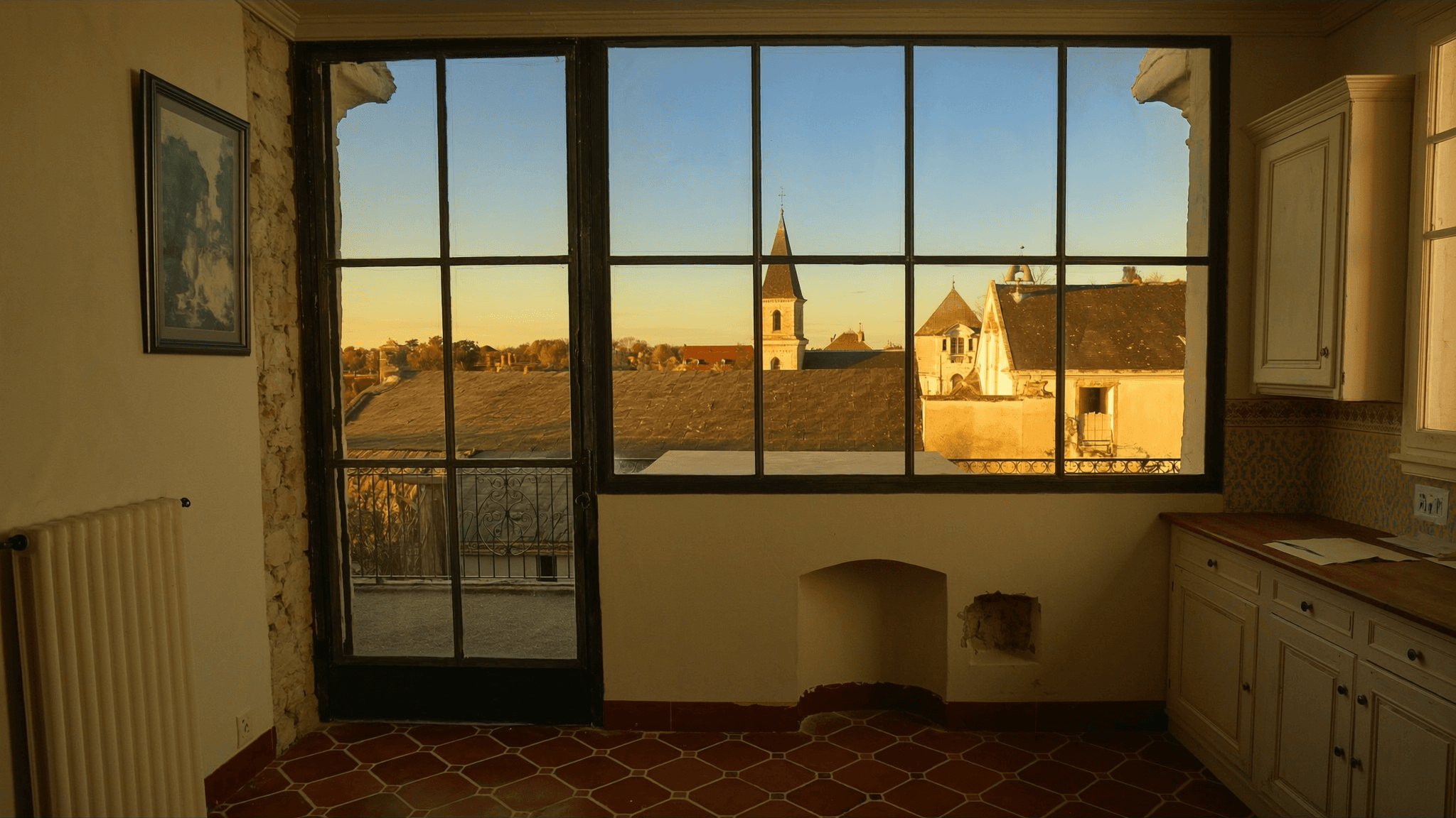 Verrière 5,8 m² centre-bourg château