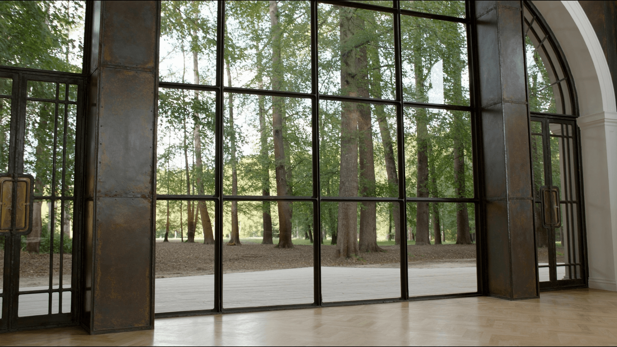Verrière monumentale 9,8 m² maison maître lisière Forêt Sénart Soisy