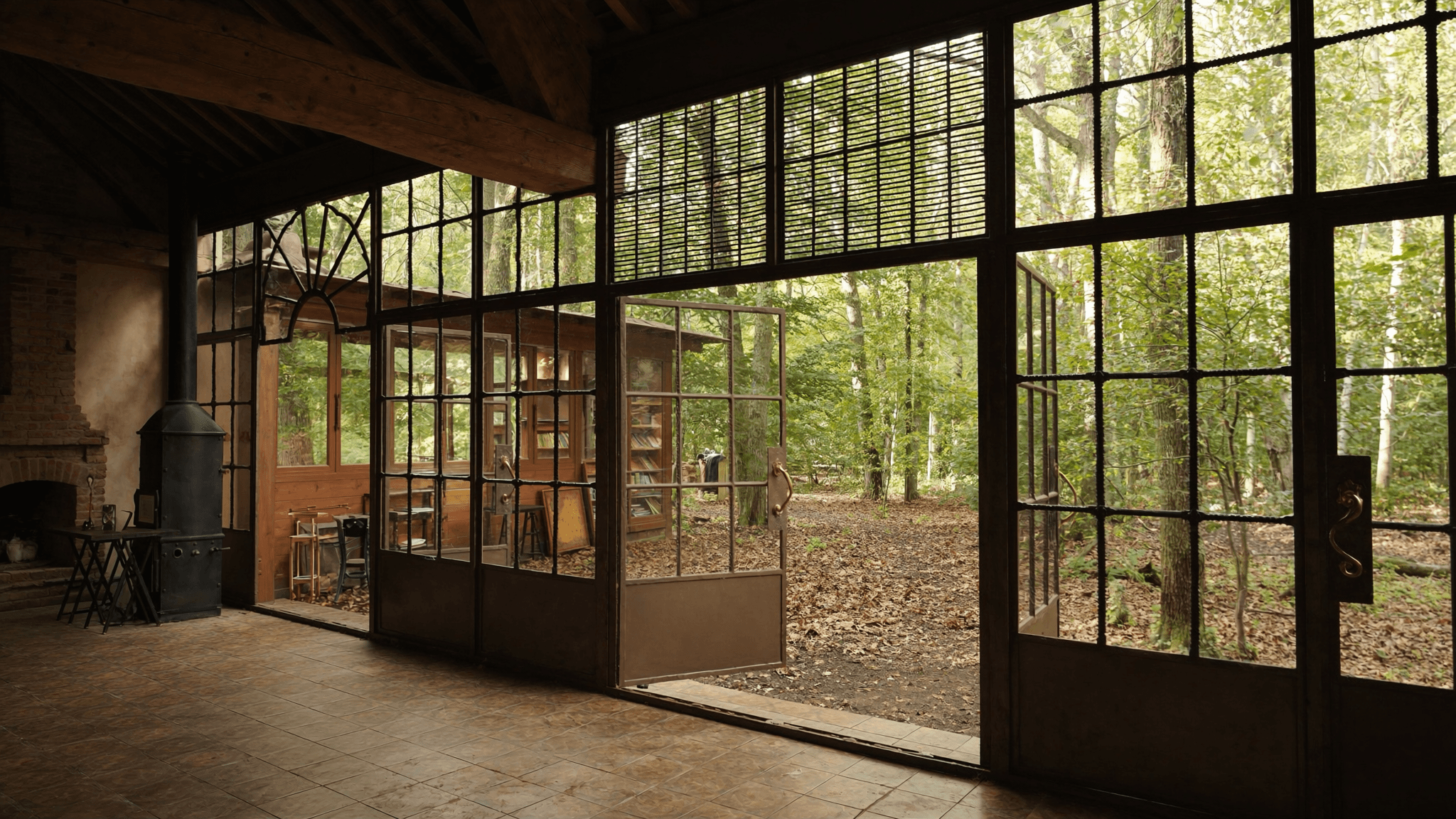 Verrière 8,2 m² longère lisière Forêt Sénart
