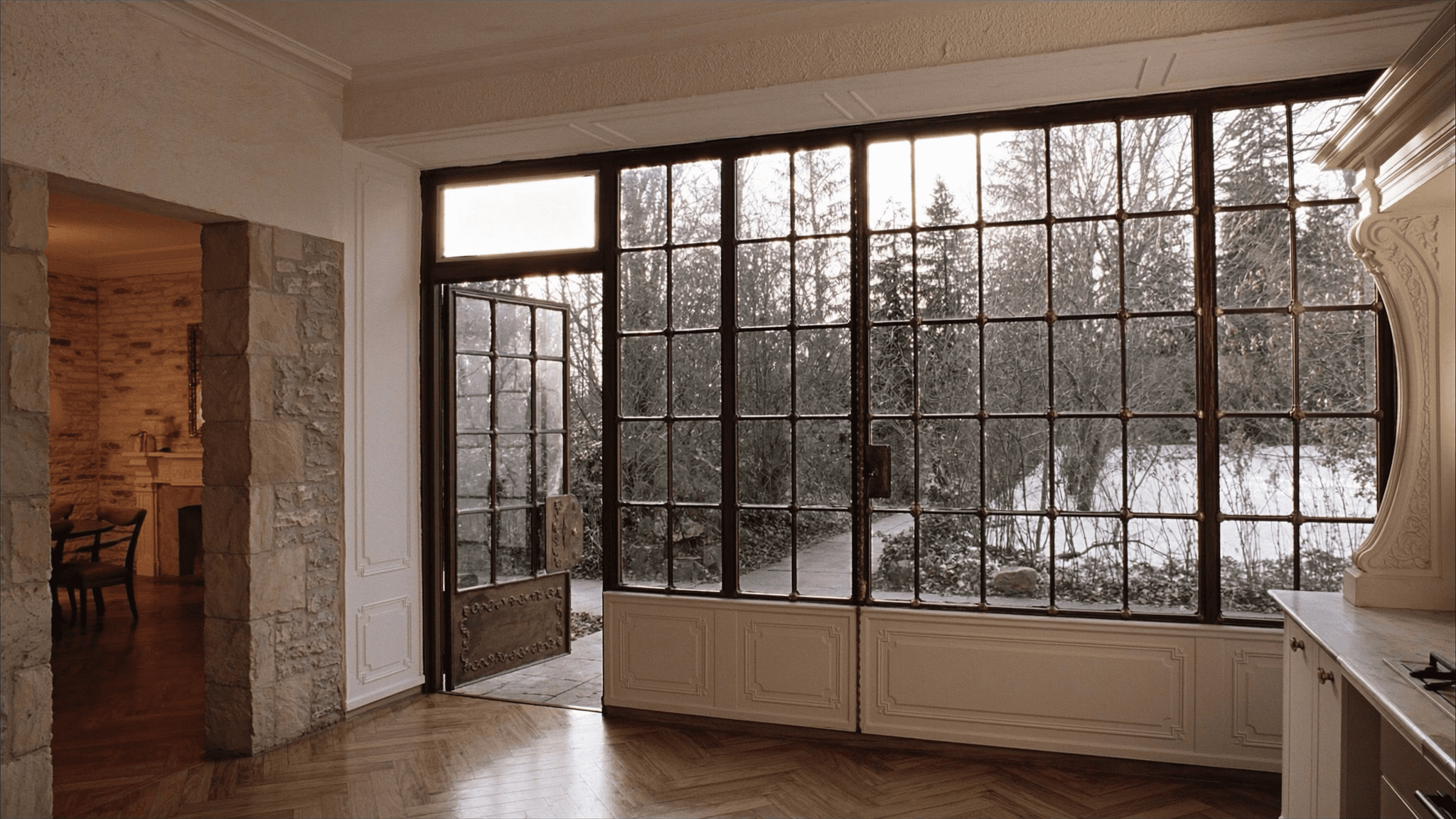 Verrière 7,8 m² maison meulière 1905 rue Bièvres Vauhallan