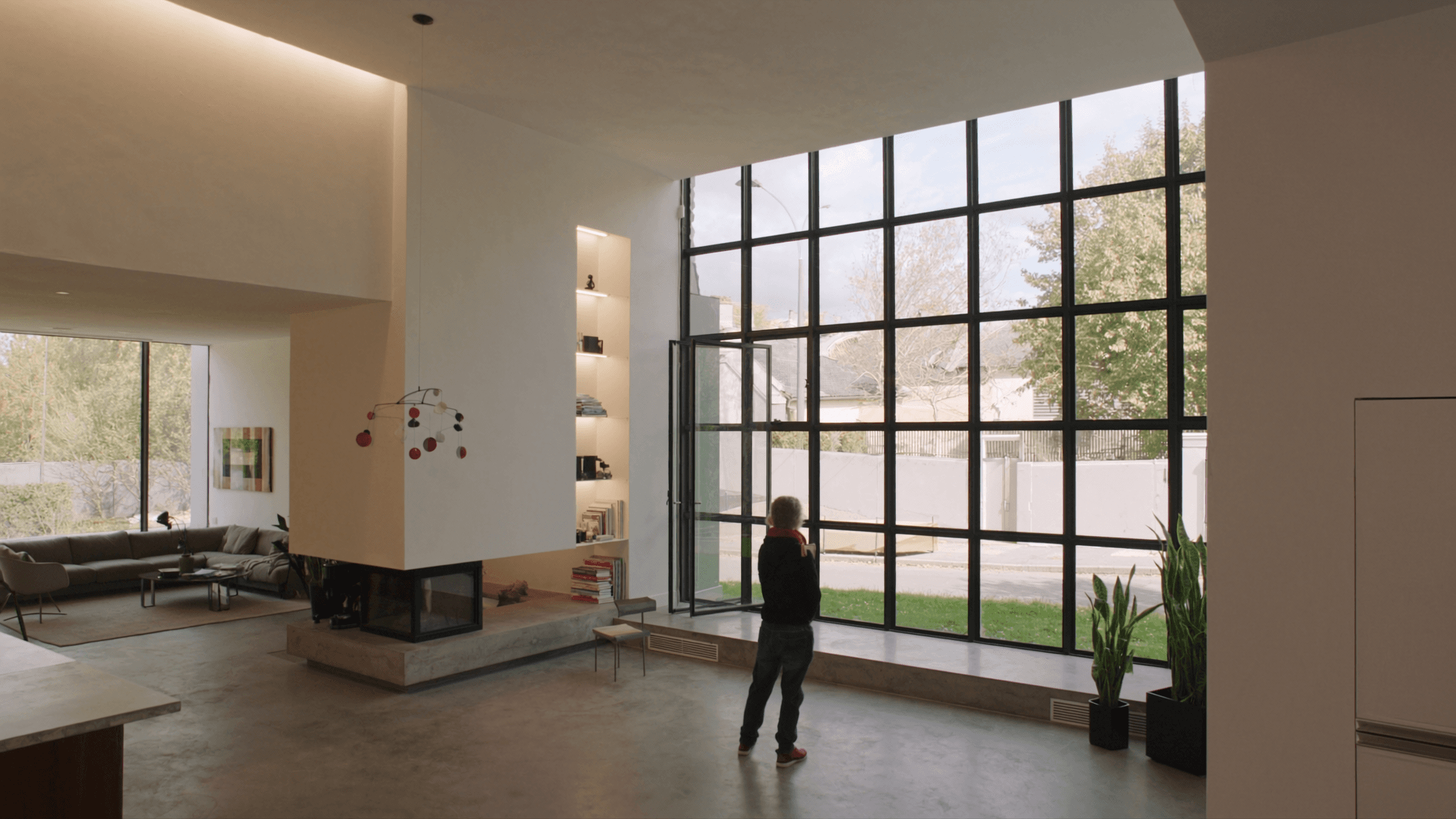 Verrière monumentale 9,4 m² Plateau Saclay vue cluster CEA + SOLEIL