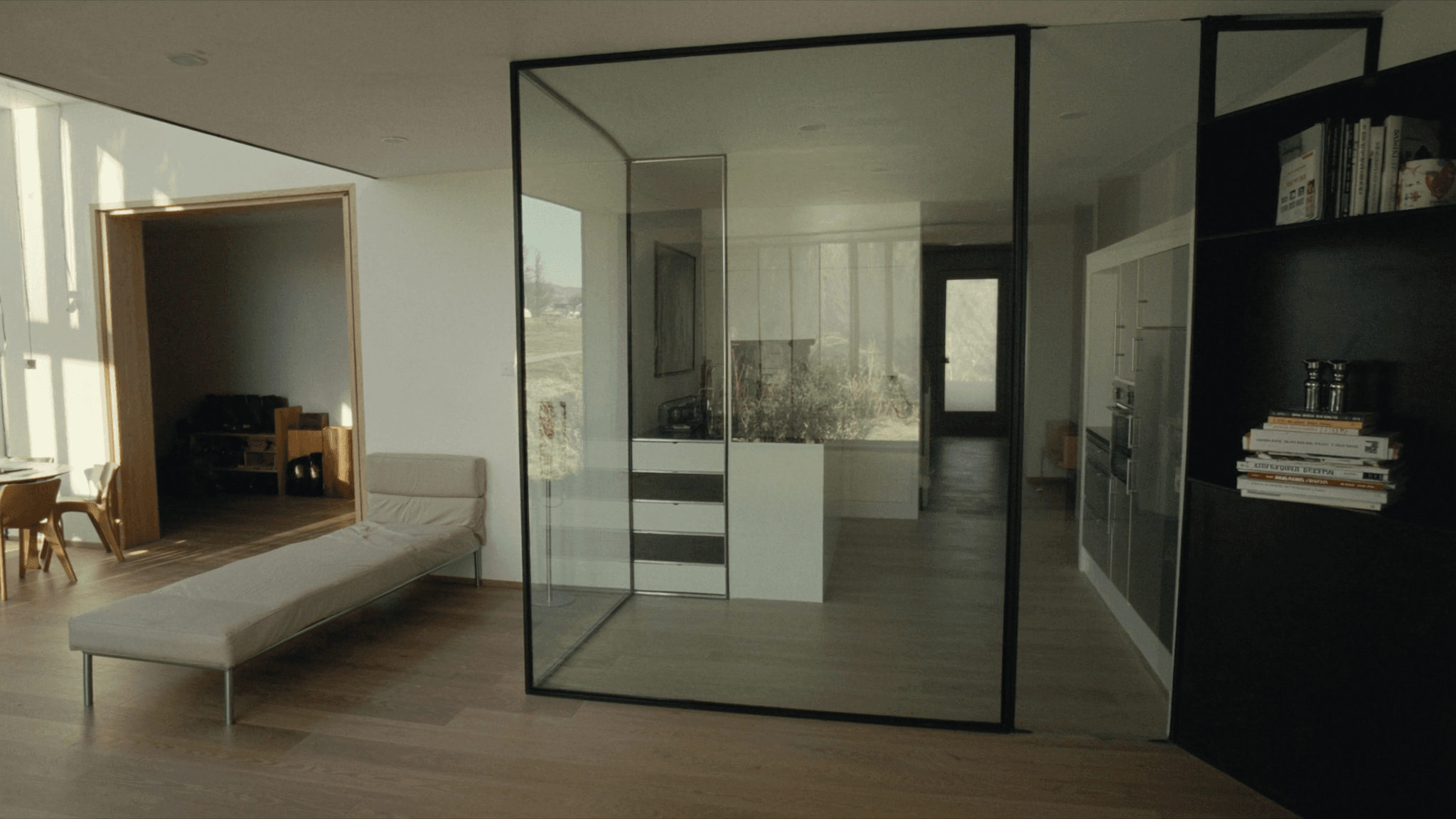 Verrière 5,6 m² pavillon cadre Renault Aubevoye noir mat acoustique