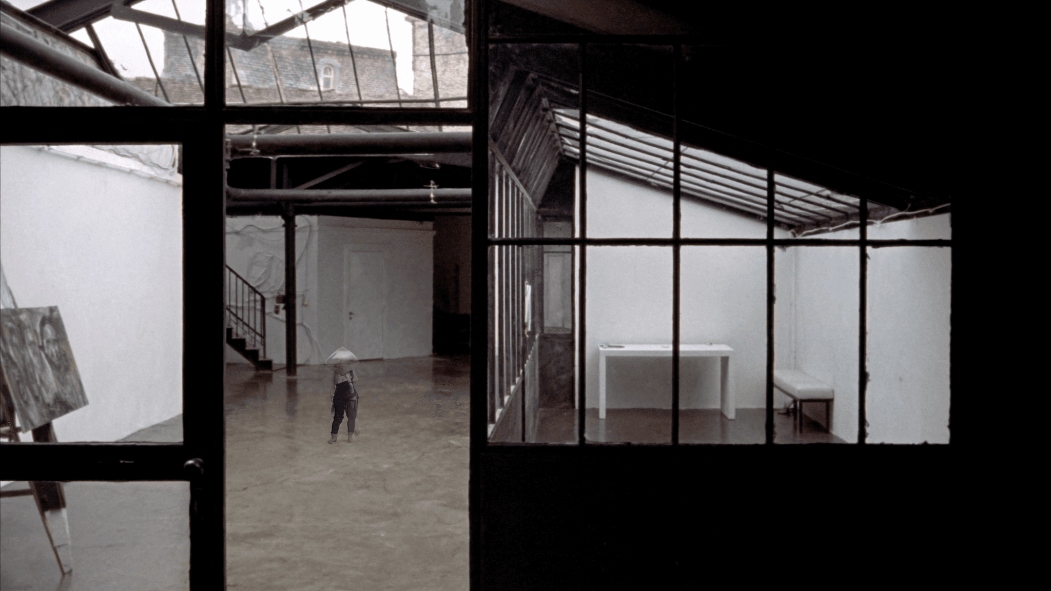 Verrière 5,8 m² loft Ménilmontant profil 30 mm noir mat contemporain