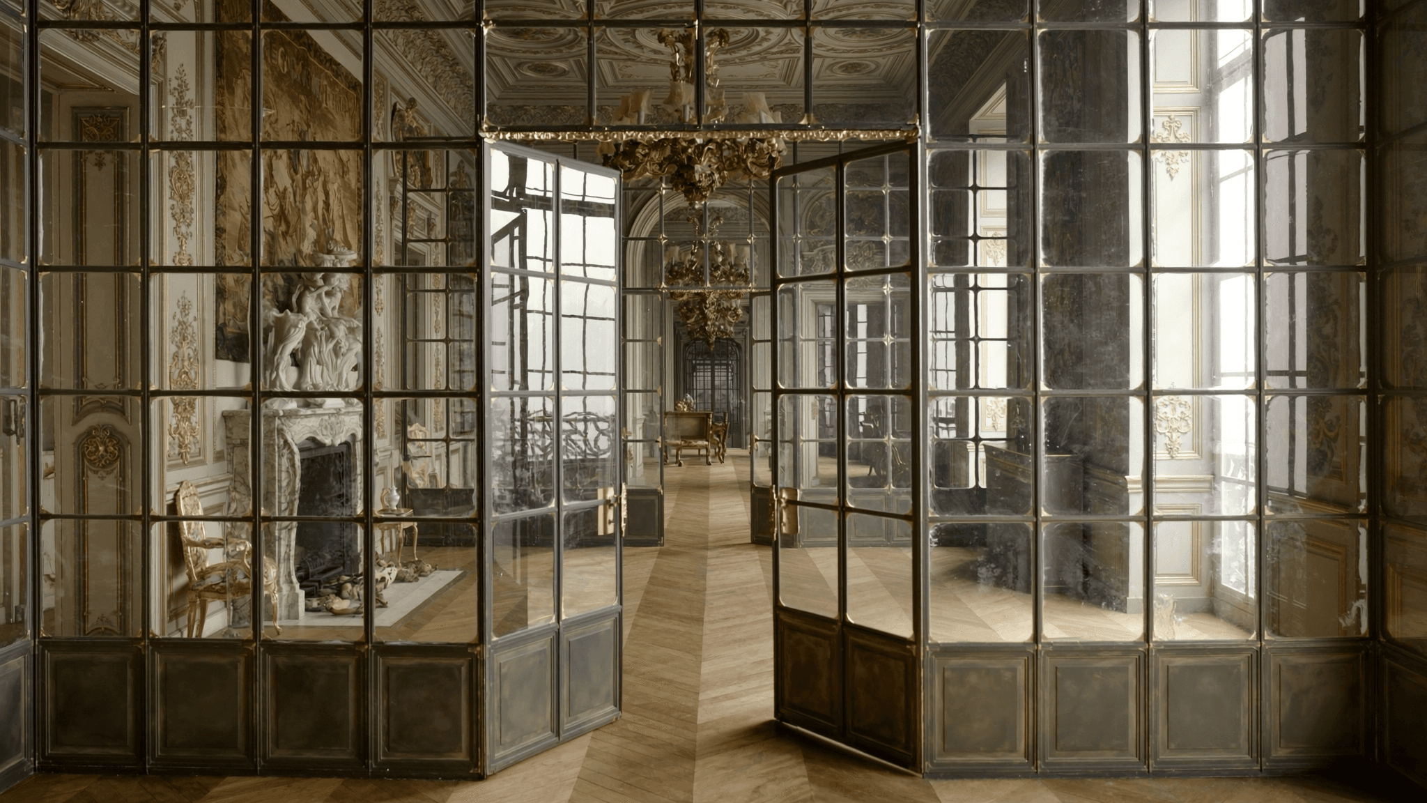 Verrière atelier monumentale 11,8 m² rue de Grenelle