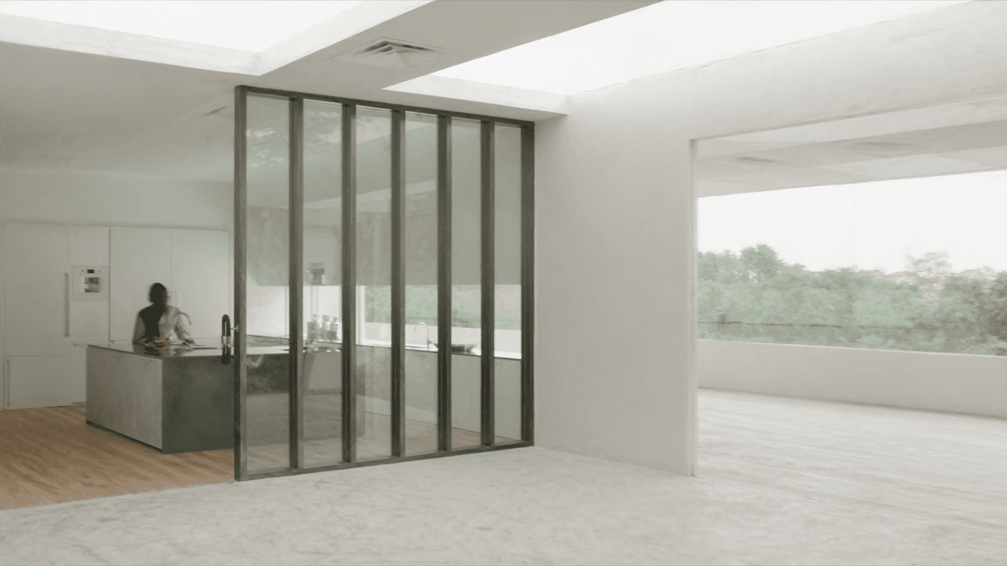 Après : verrière atelier PLU RAL 9011 graphite mat contemporain