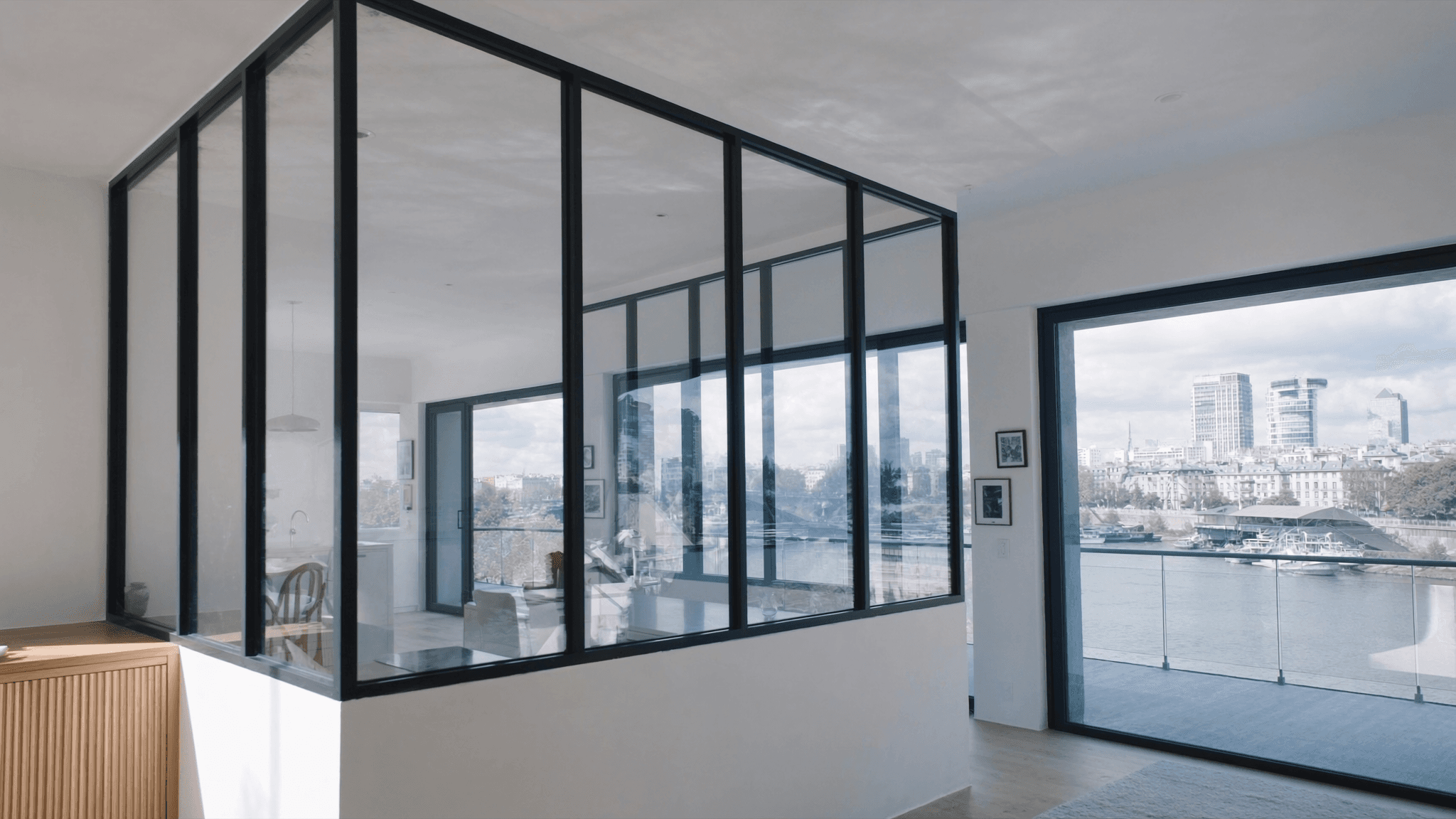 Verrière 6,2 m² Bac d'Asnières vue Seine