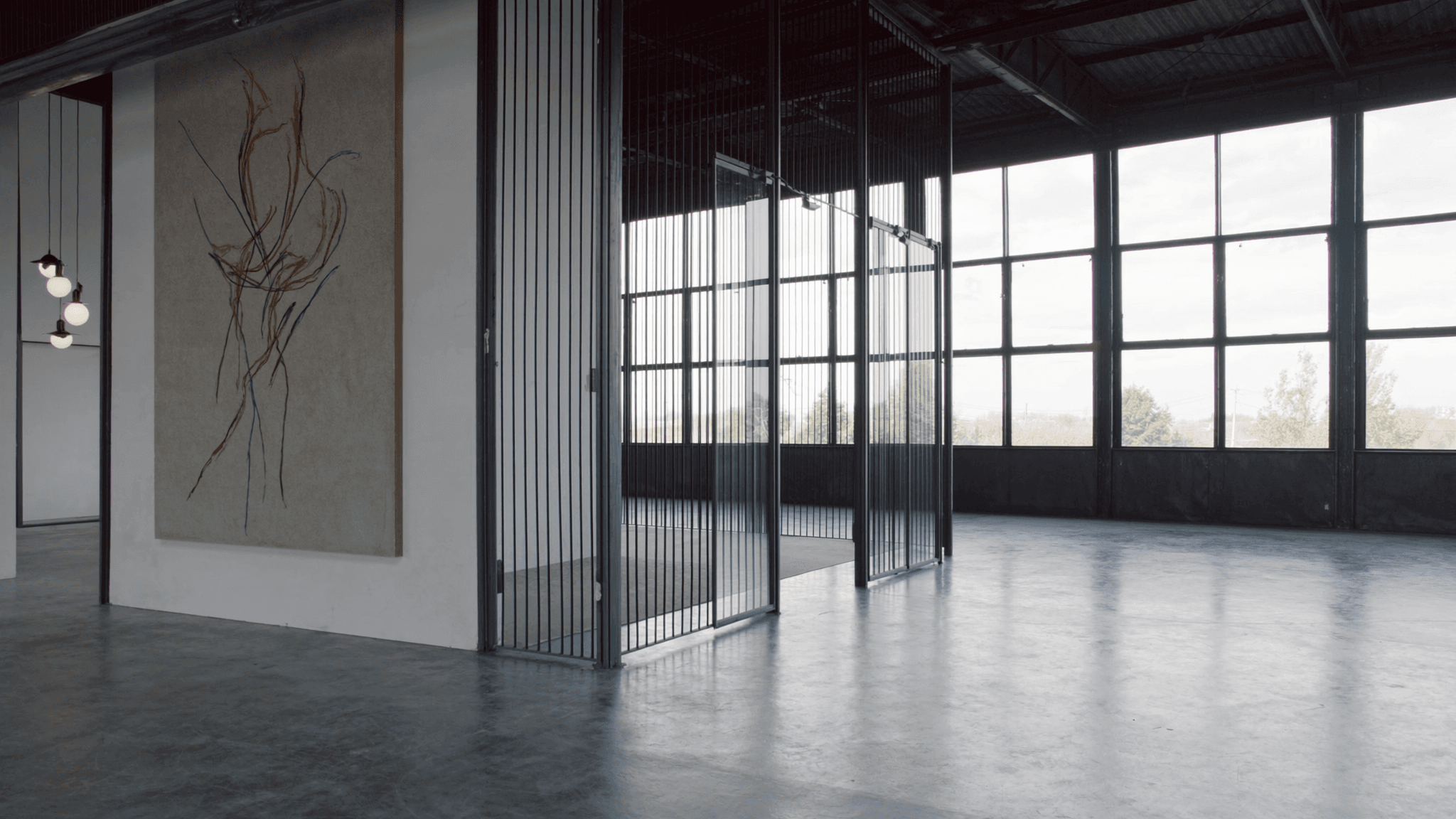 Après : verrière loft profil 25 mm RAL 9011 graphite