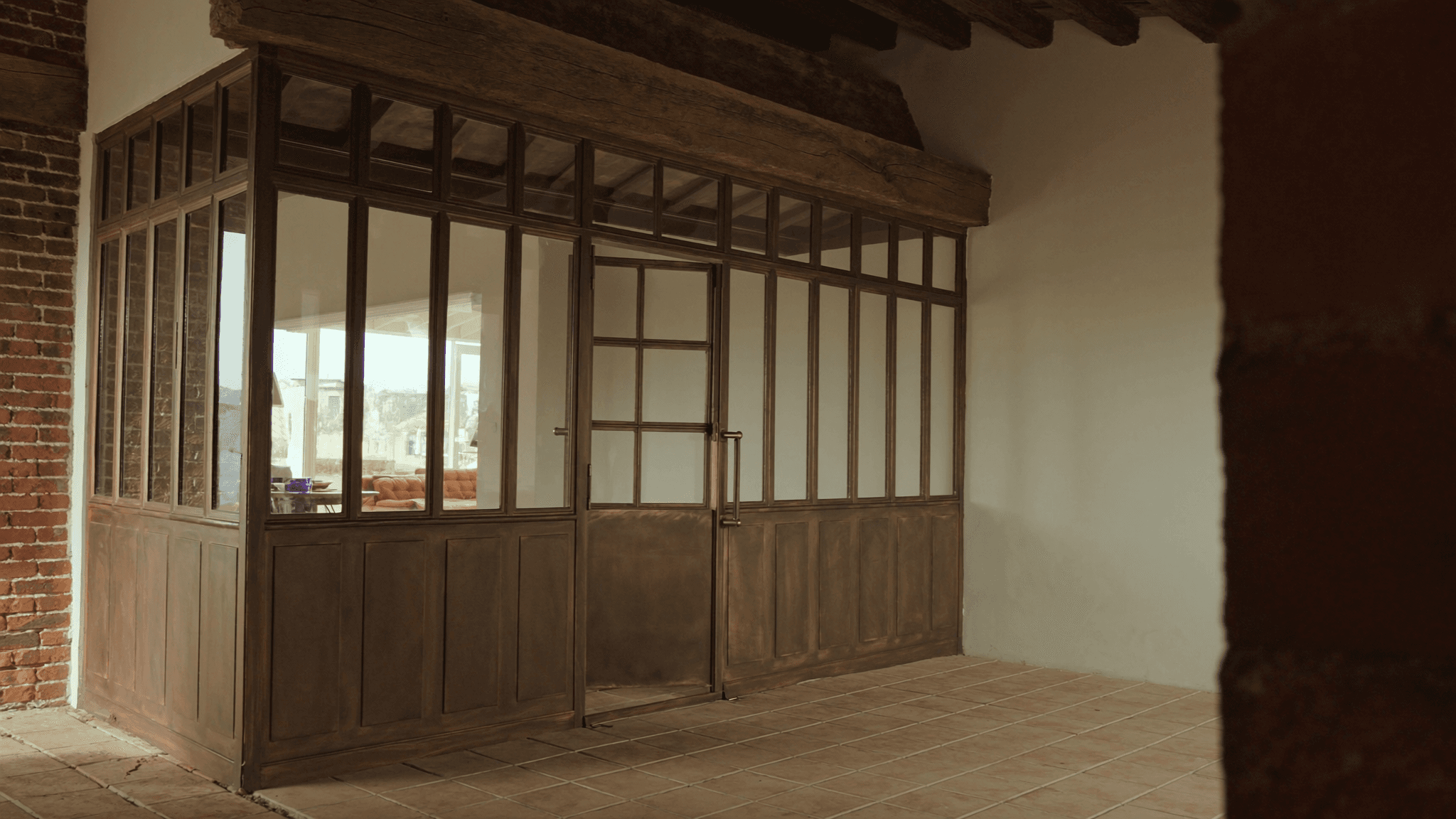 Verrière atelier sur mesure à Allonne