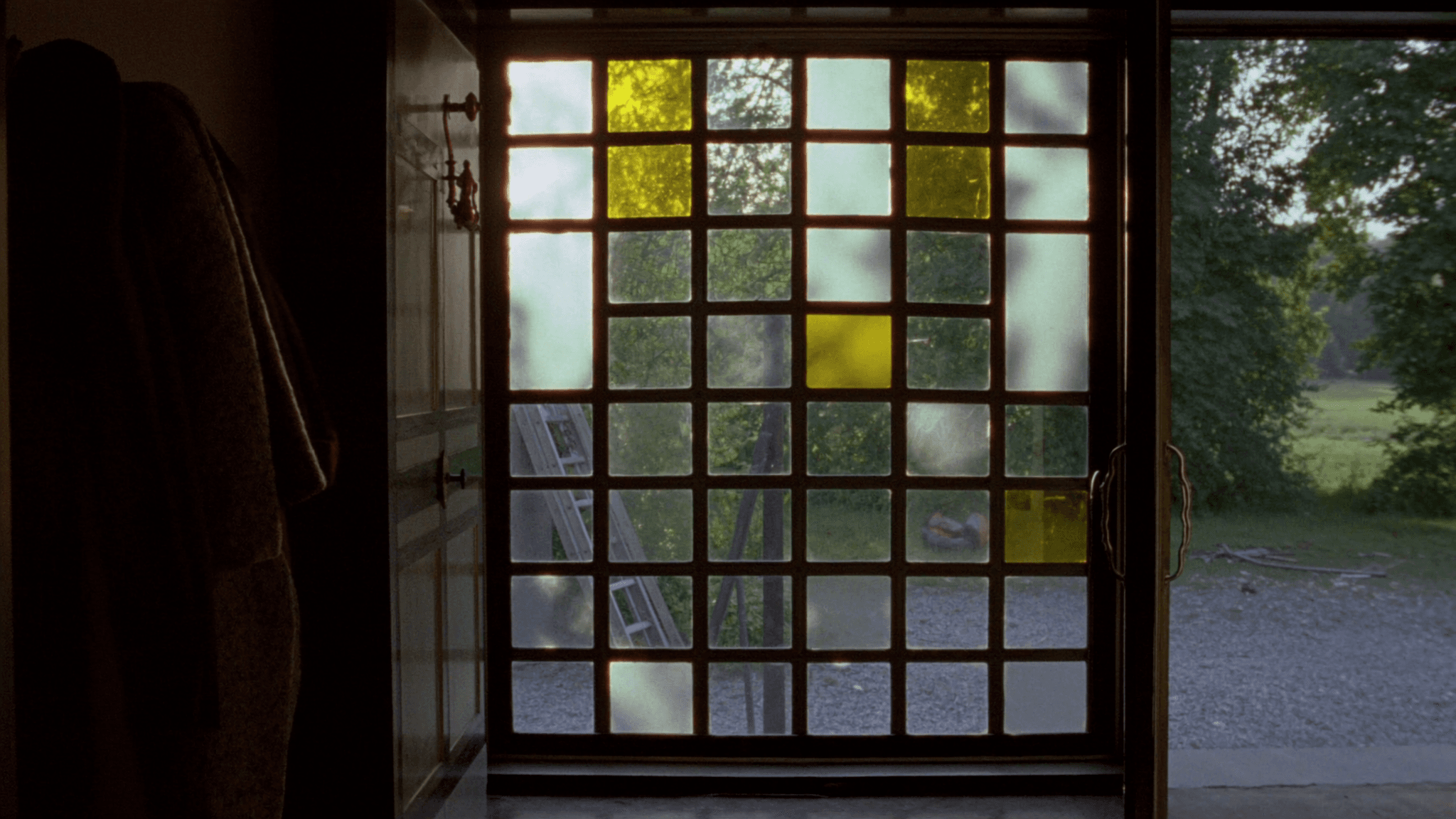 Verrière atelier villa Belle Époque Le Vésinet Site Patrimonial Remarquable — profil acier 40 mm patine bronze antique sur mesure + laiton fait main fonderie Bois-d'Arcy 14 km + verre clair feuilleté Saint-Gobain Diamant 8+8 mm — ABF SPR validé 1ère instruction