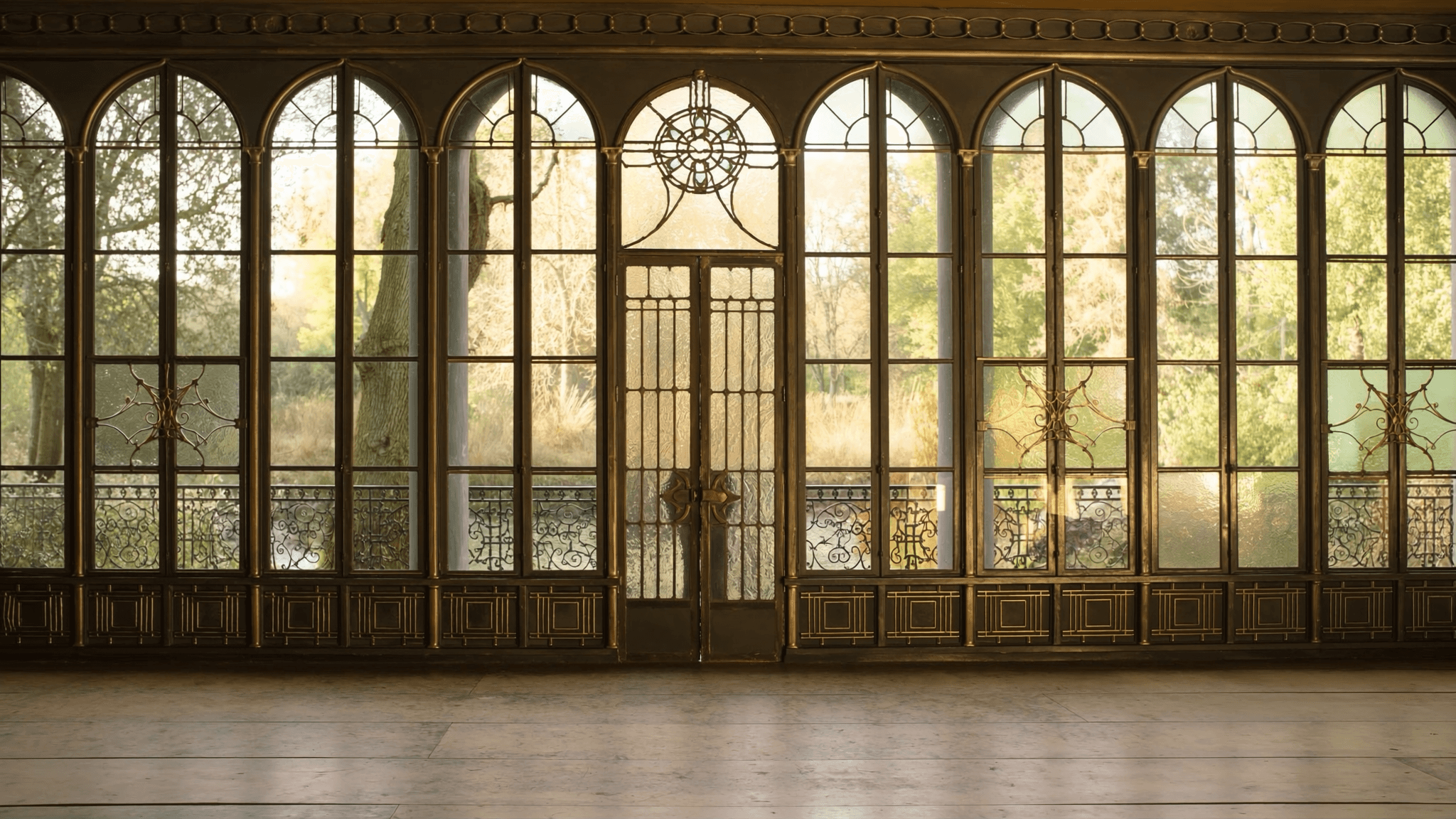 Verrière atelier résidence bord forêt domaniale Chantilly Orry-la-Ville 60560 — profil acier S235JR T 40 mm patine bronze antique sur mesure + laiton fait main fonderie Bois-d'Arcy + verre clair feuilleté Saint-Gobain Diamant 8+8 mm — bord forêt 6 300 ha + étangs Commelles
