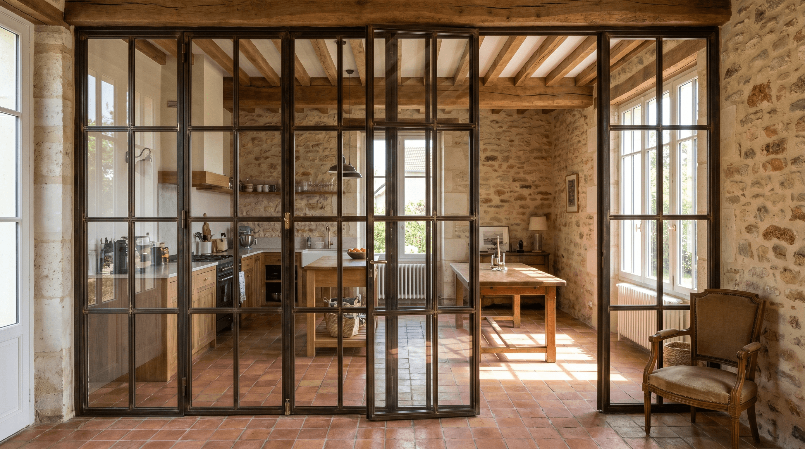 Verrière atelier sur mesure à Villecresnes