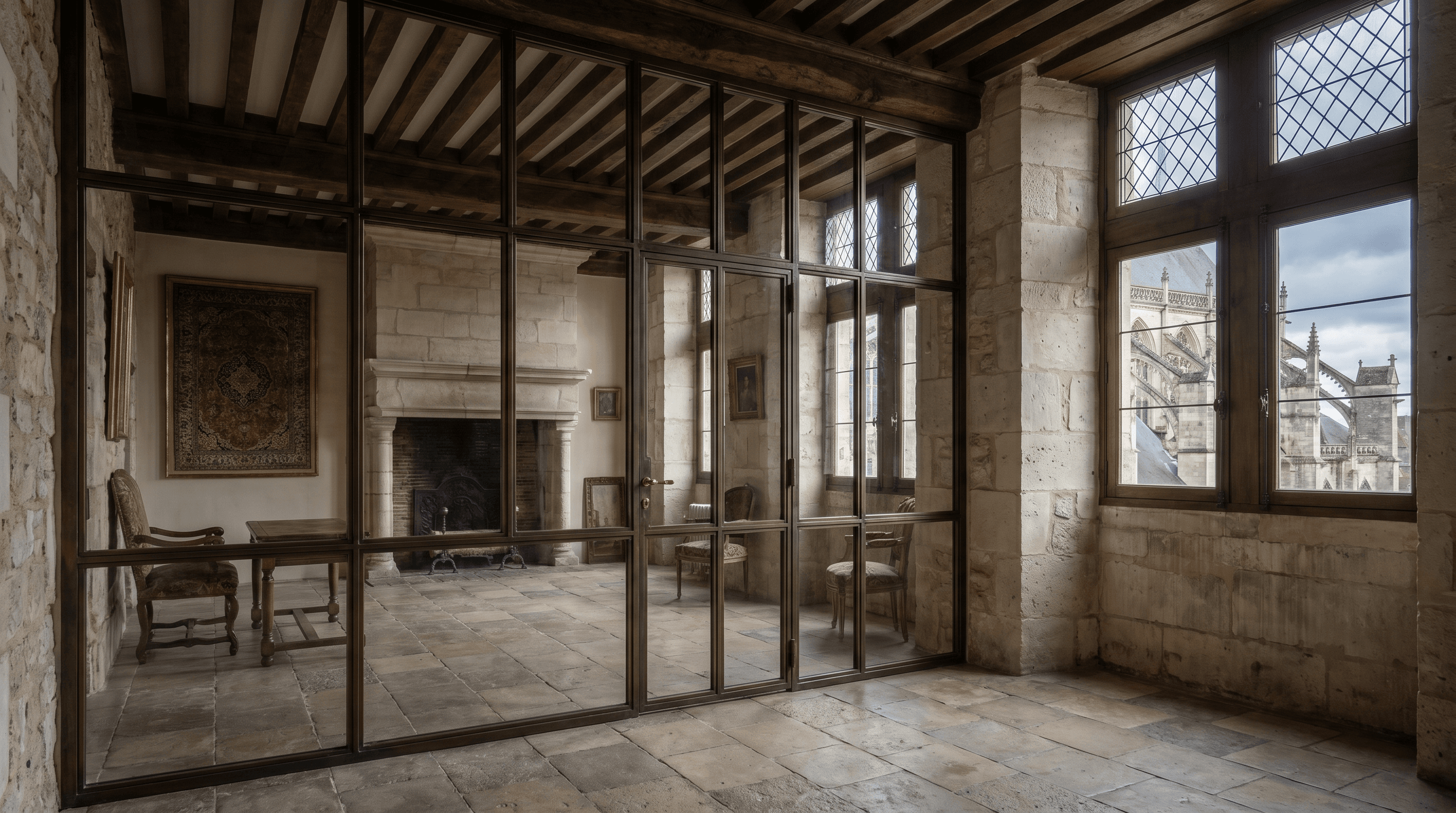 Verrière atelier sur mesure à Meaux