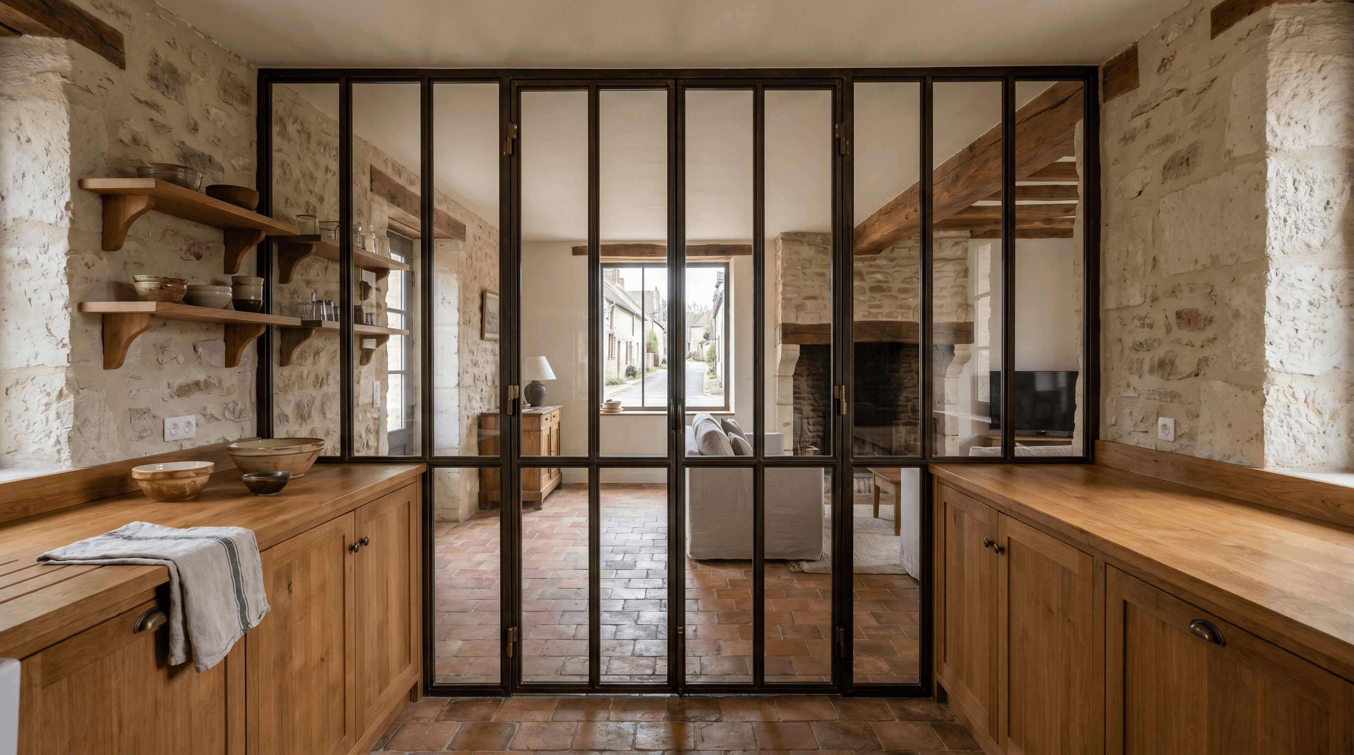 Verrière atelier sur mesure à Moisselles