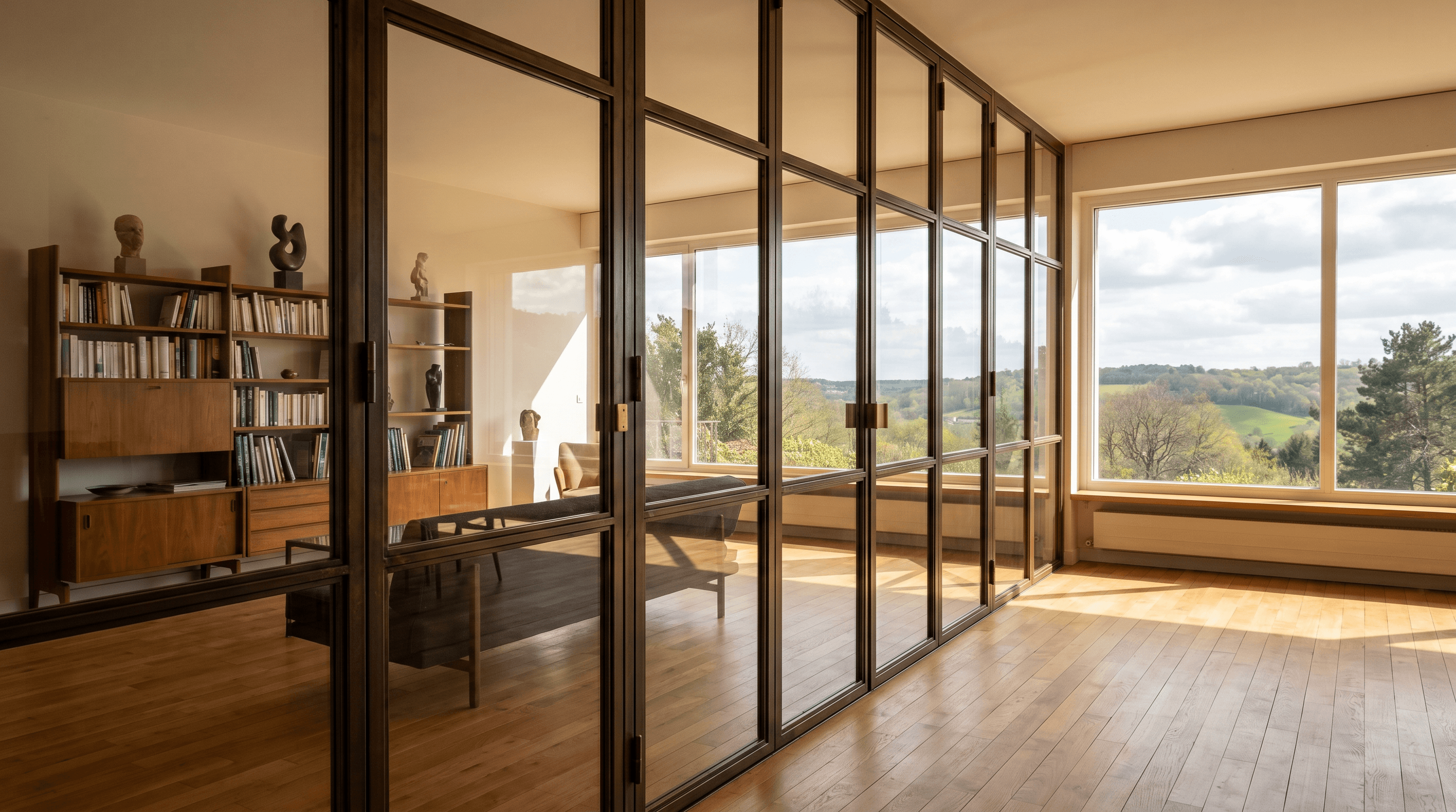Verrière atelier acier T20 RAL 9005 Stadip 33.2 — Orsay 91