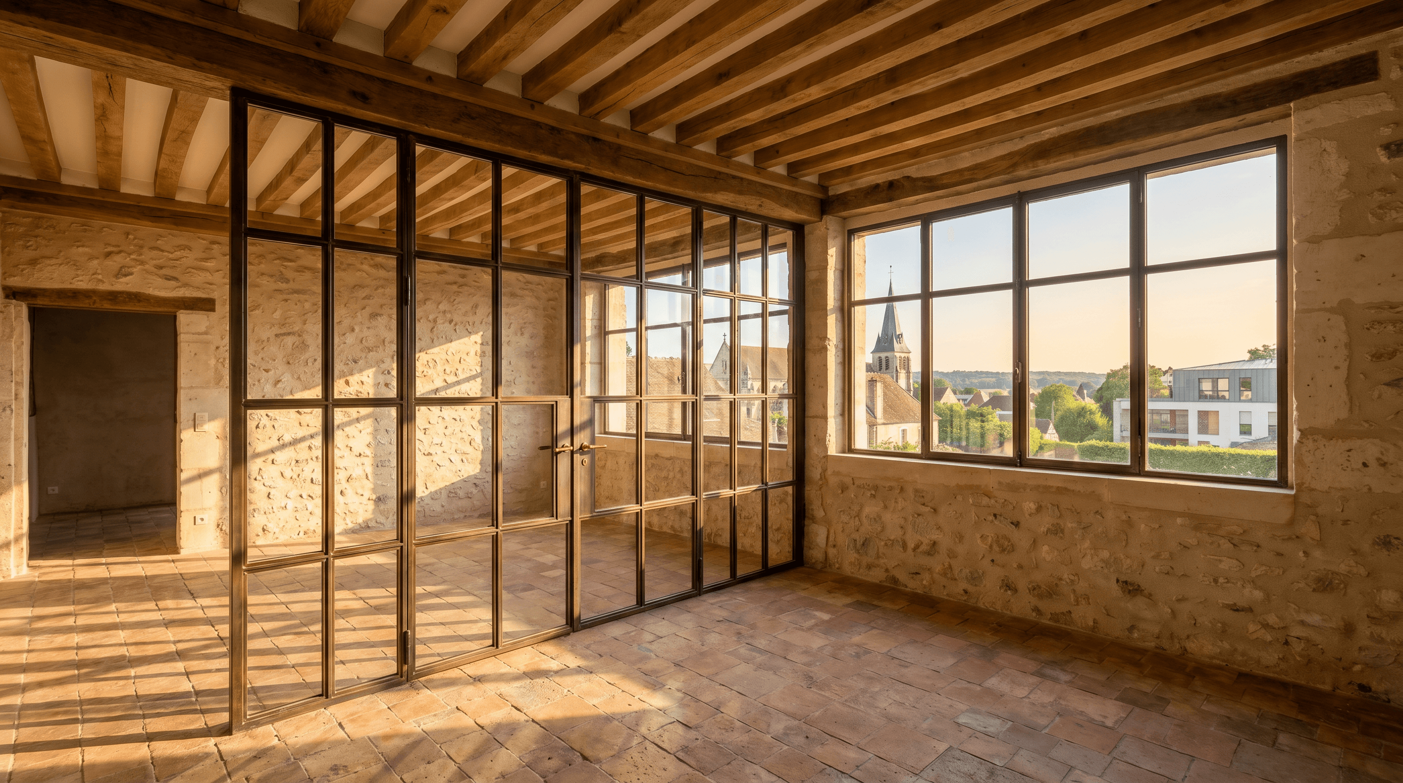 Verrière atelier sur mesure à Jouy-le-Moutier