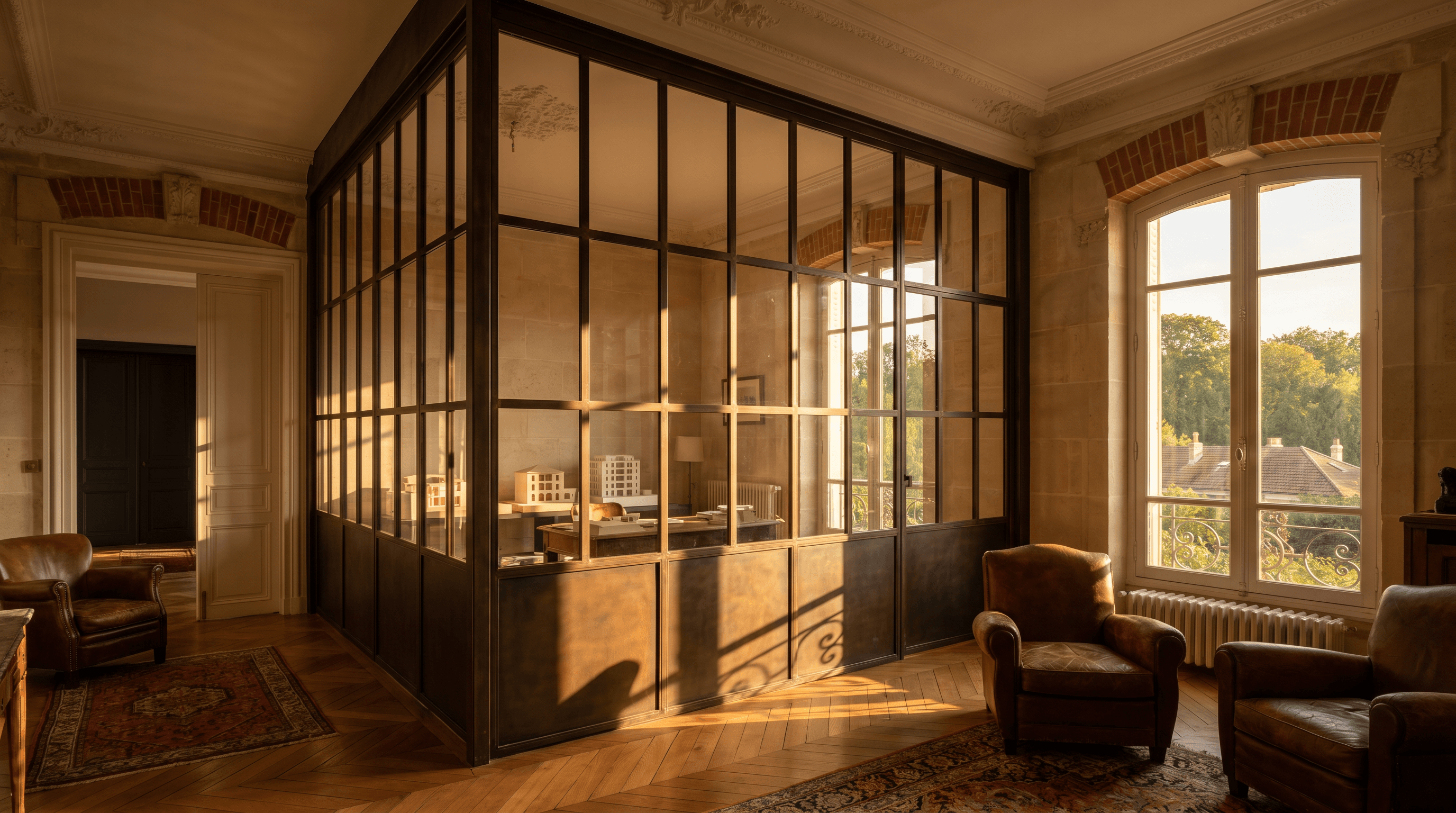 Verrière atelier sur mesure à Margency
