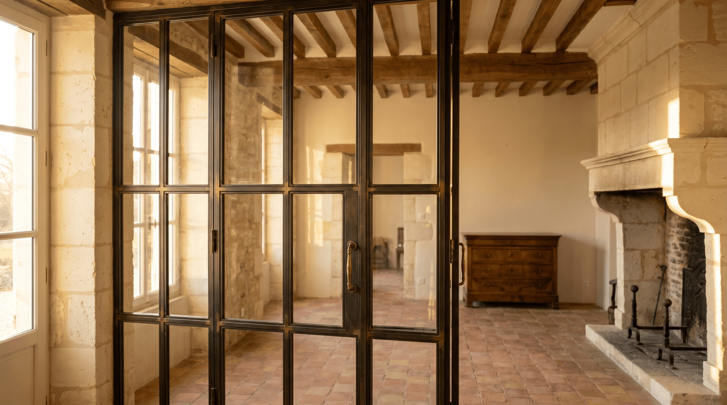 Verrière atelier sur mesure à Grosrouvre